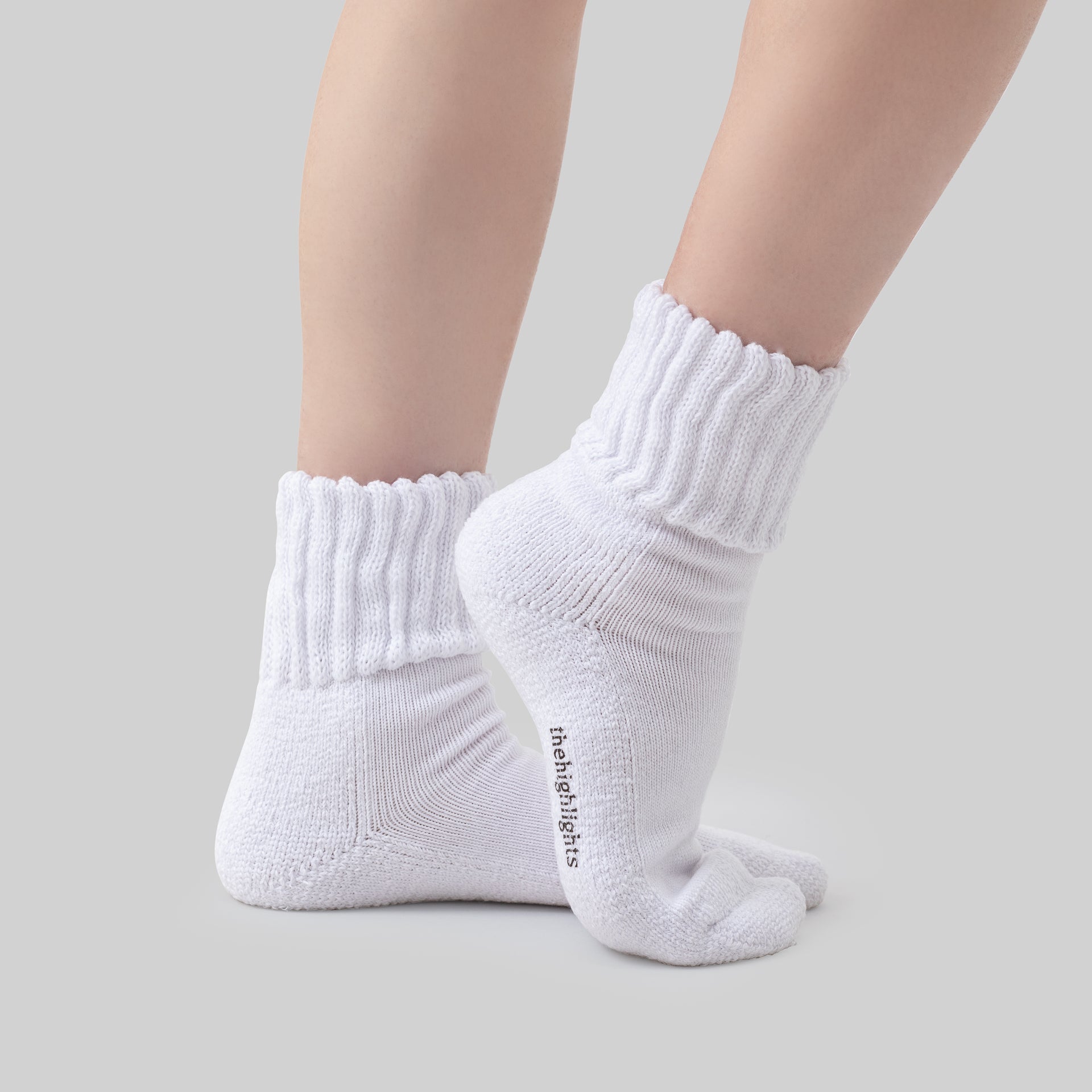 '2pair socks' pile-rib ankle socks