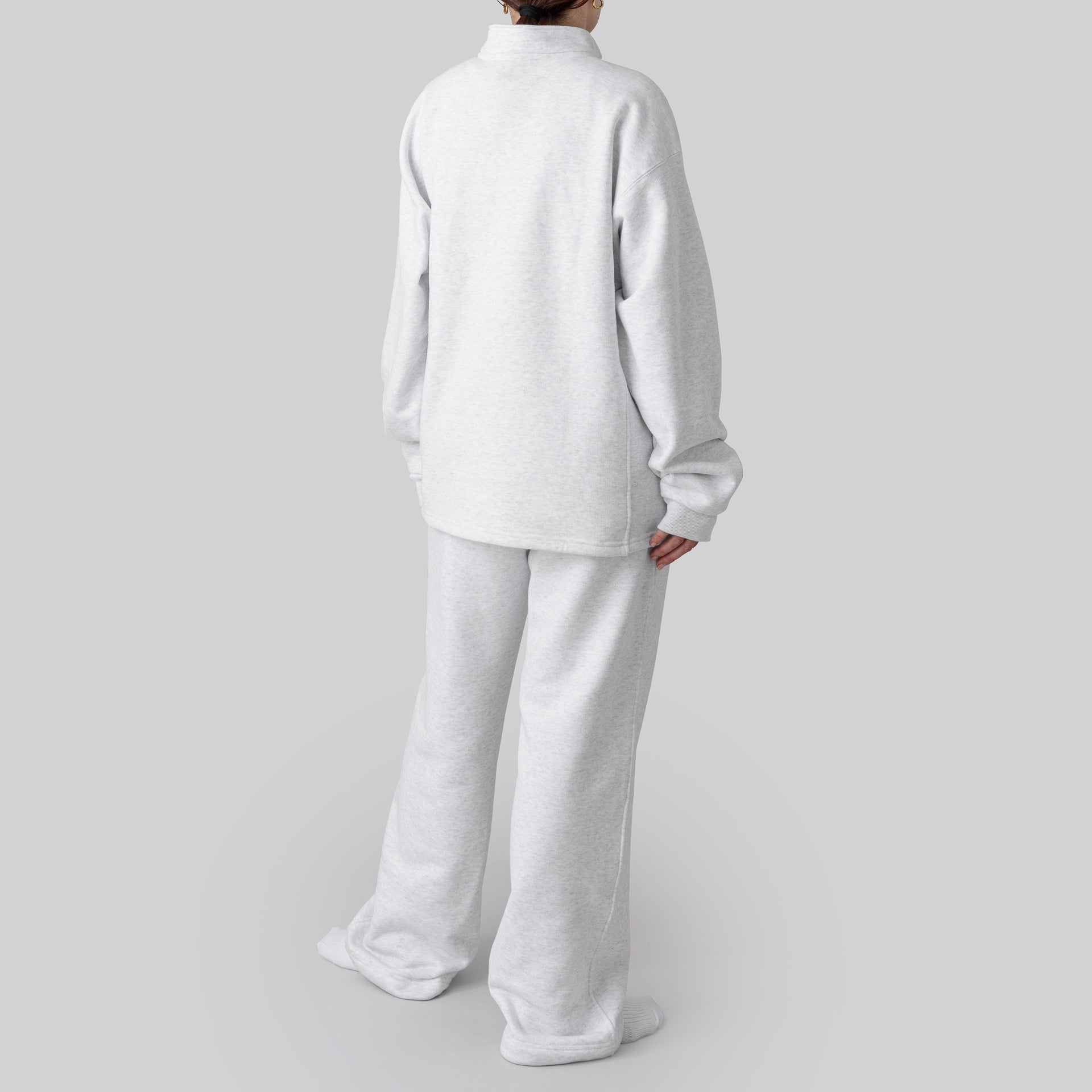 'zip sweat' whitegray