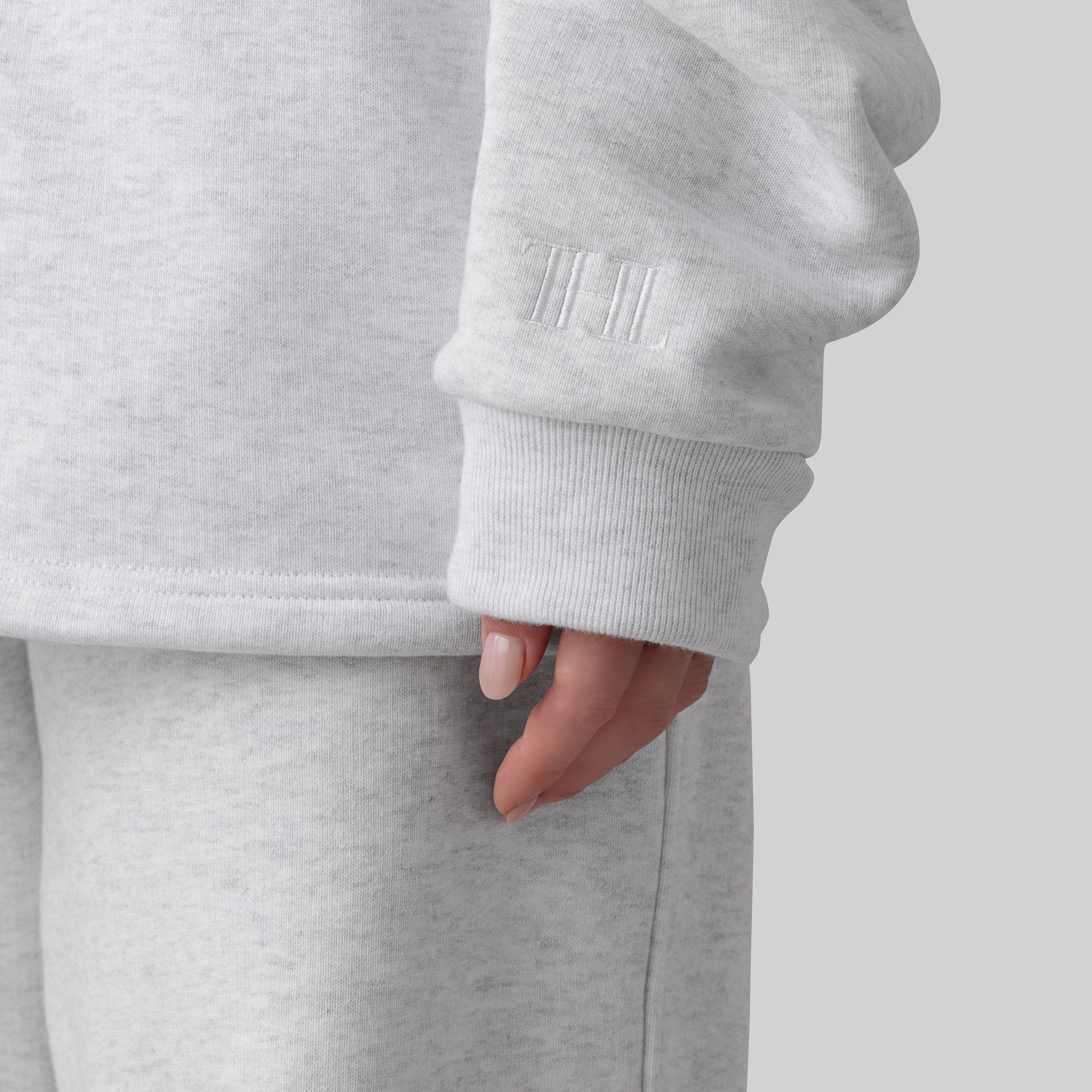 'zip sweat' whitegray