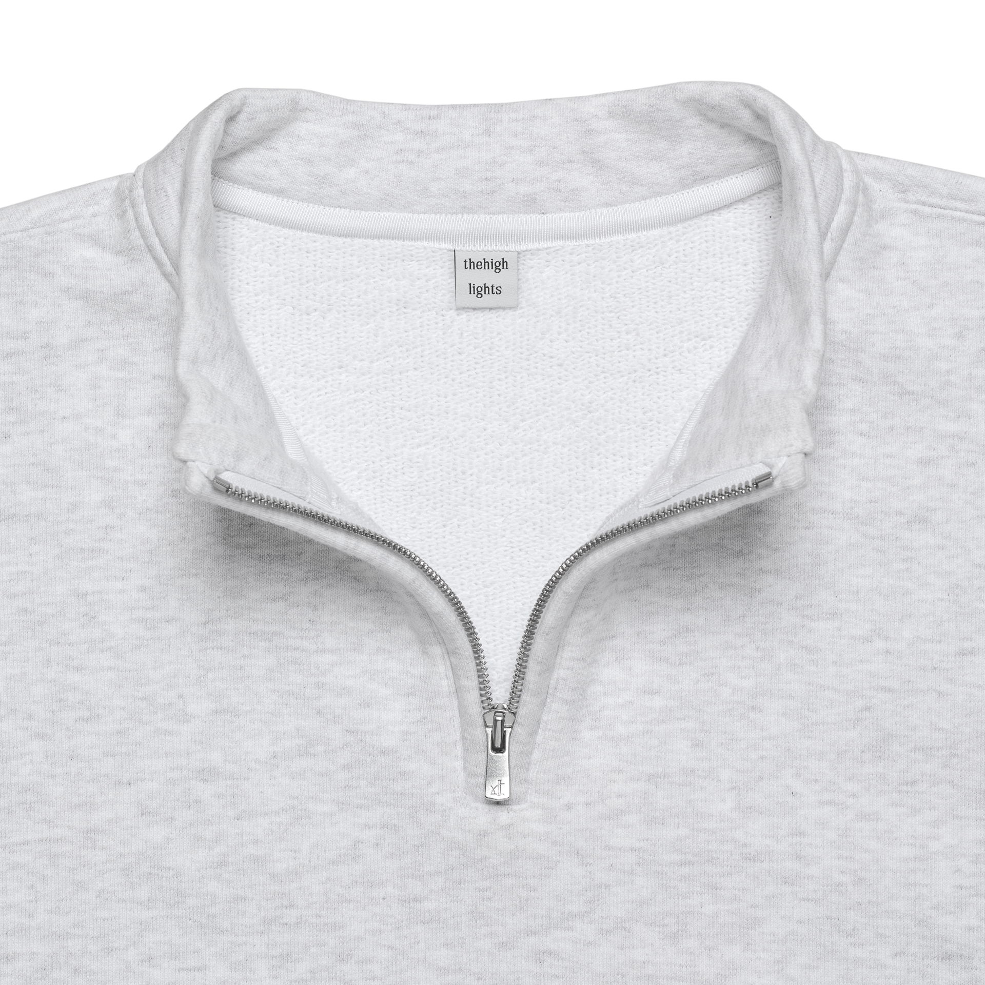 'zip sweat' whitegray