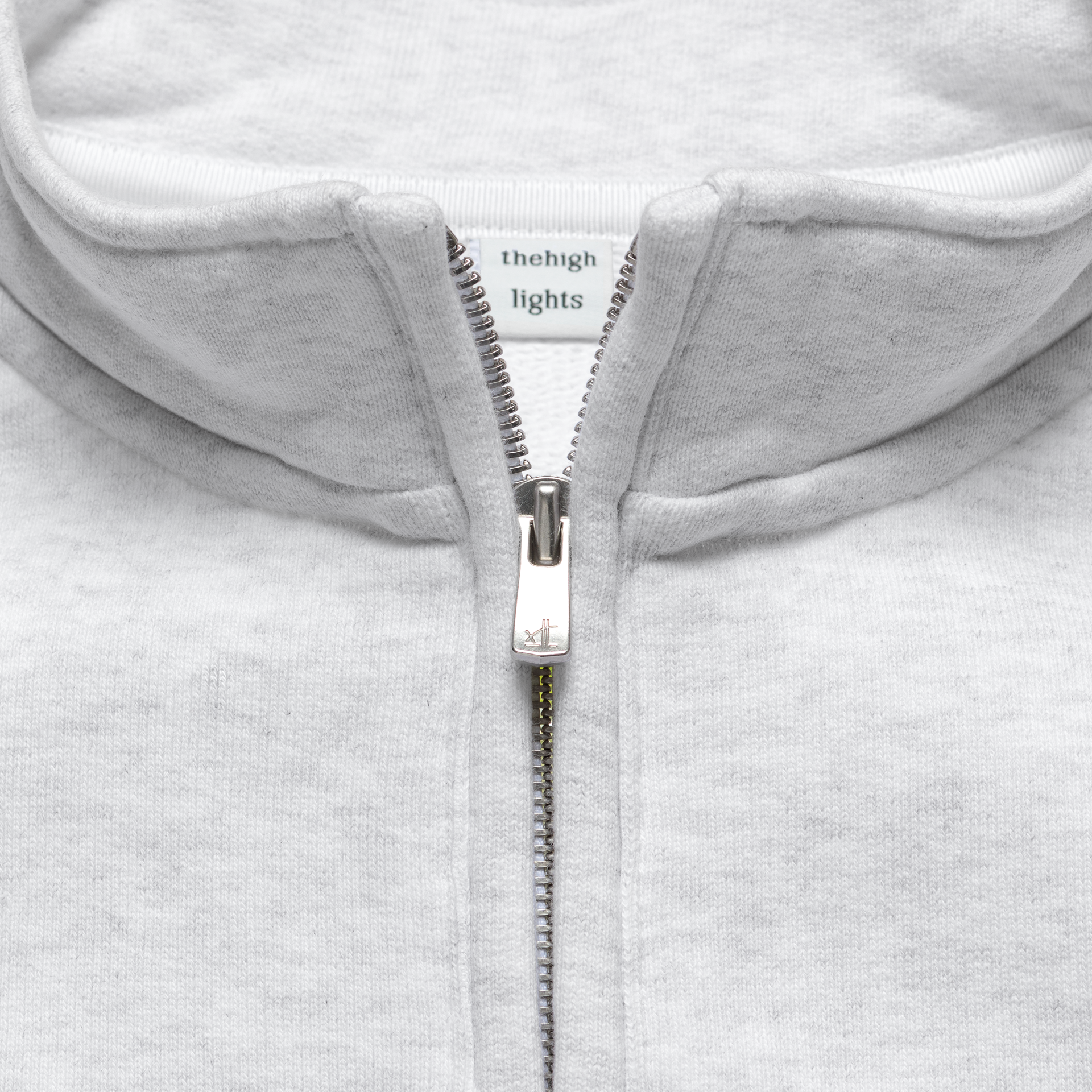 'zip sweat' whitegray