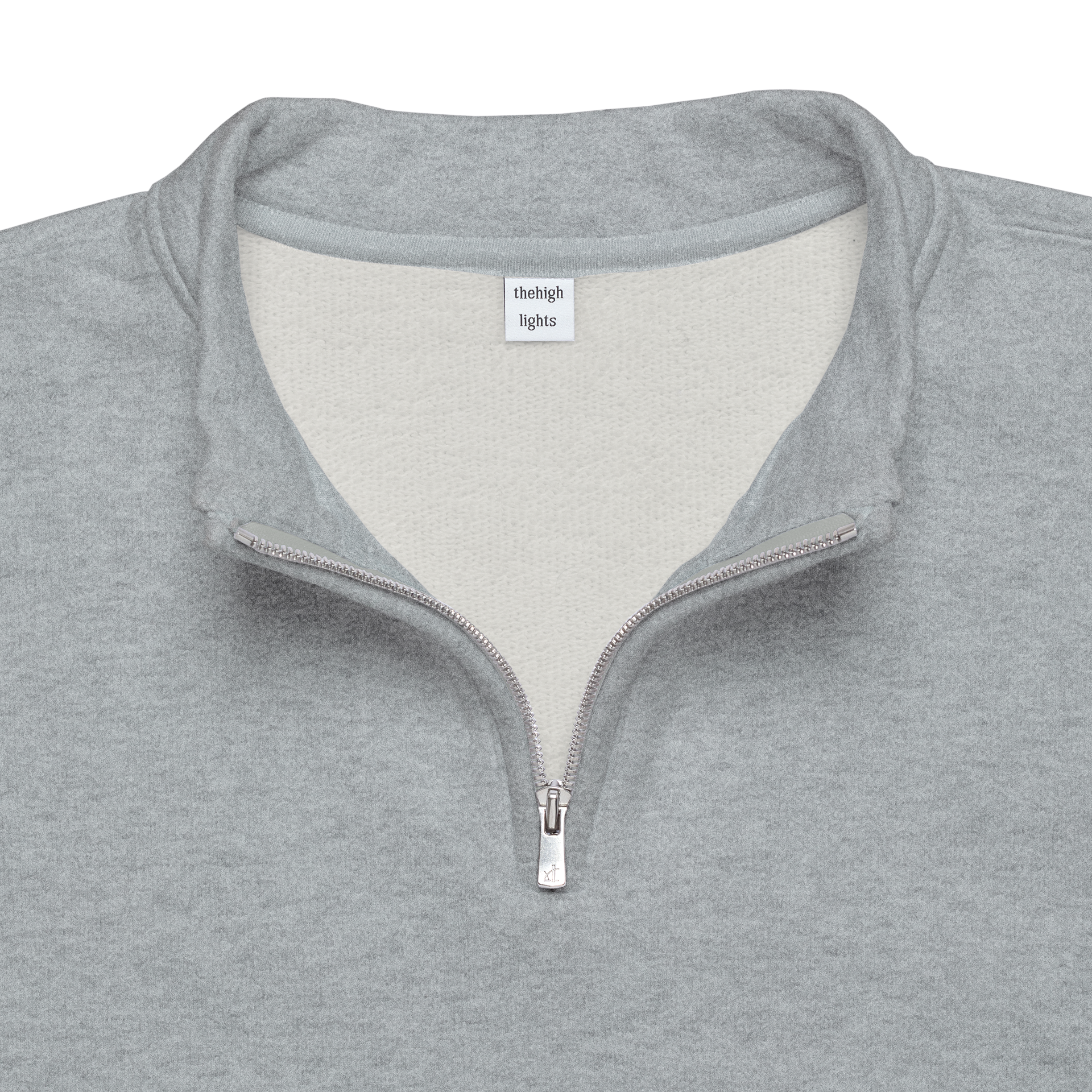 'zip sweat' gray