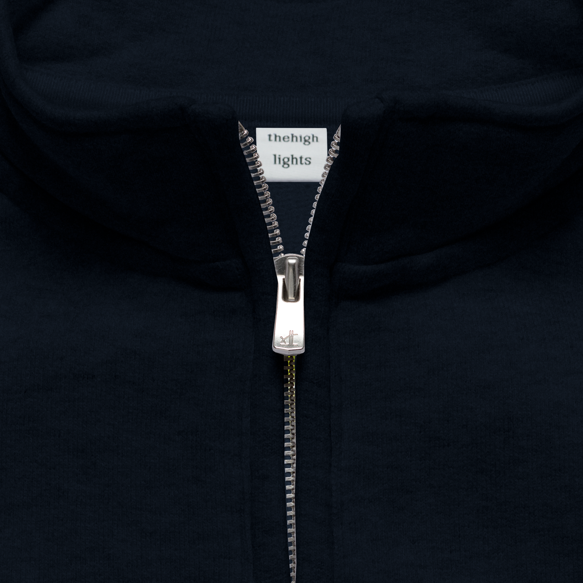 'zip sweat' navyblack