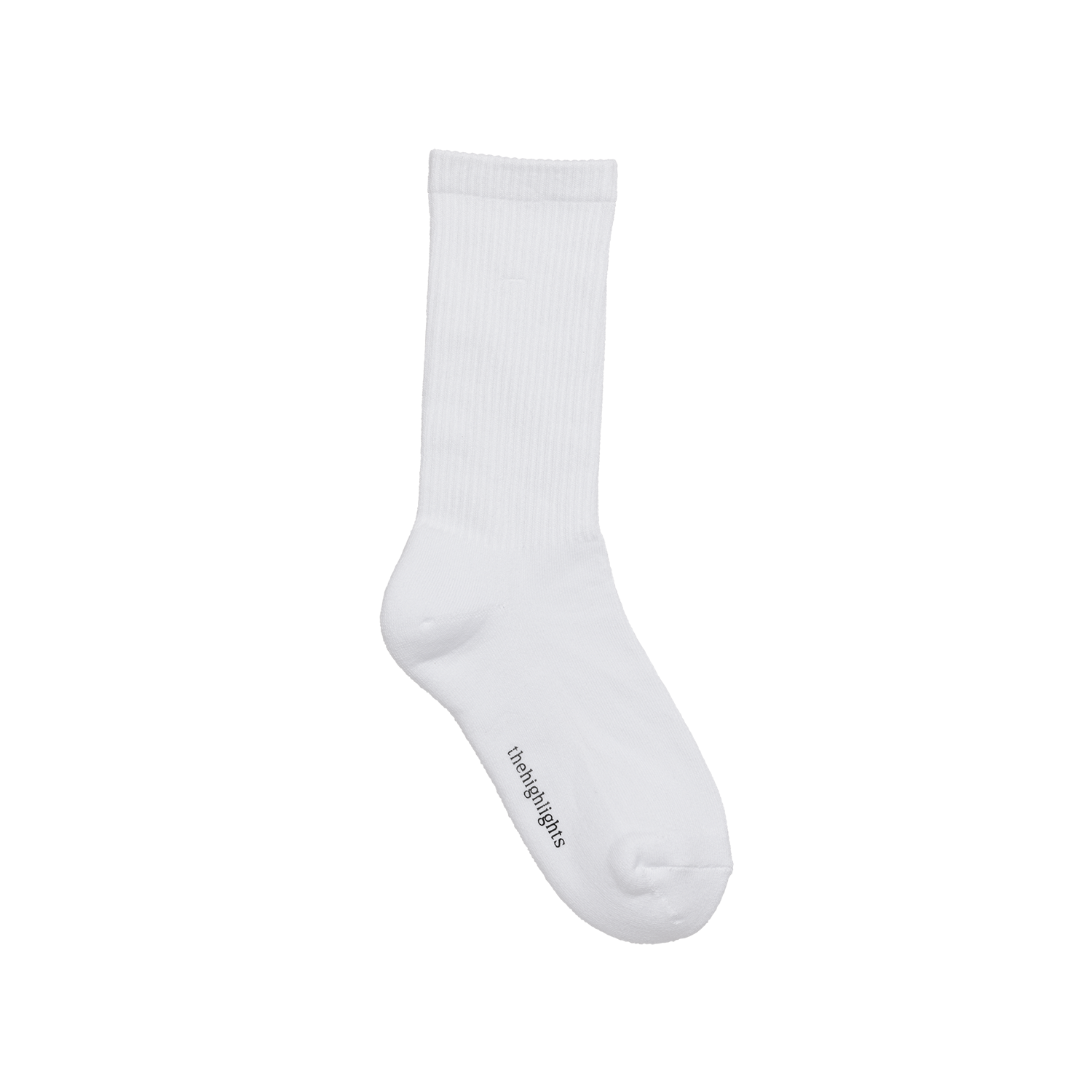 '2pair socks' basic-rib pile socks white