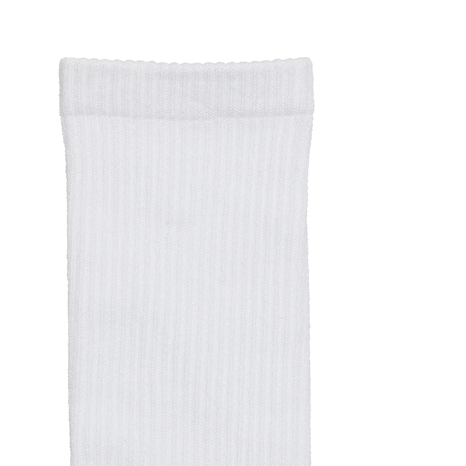 '2pair socks' basic-rib pile socks white