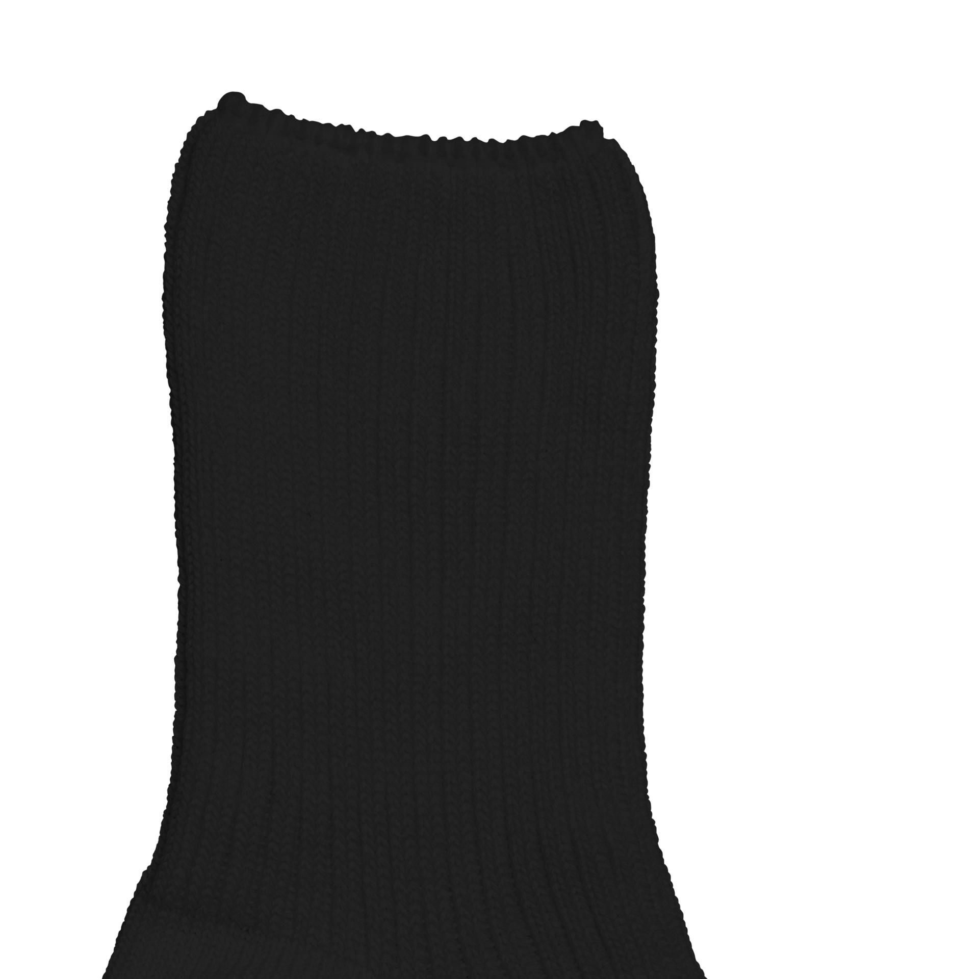 '2pair socks' heavy-duty cotton socks black