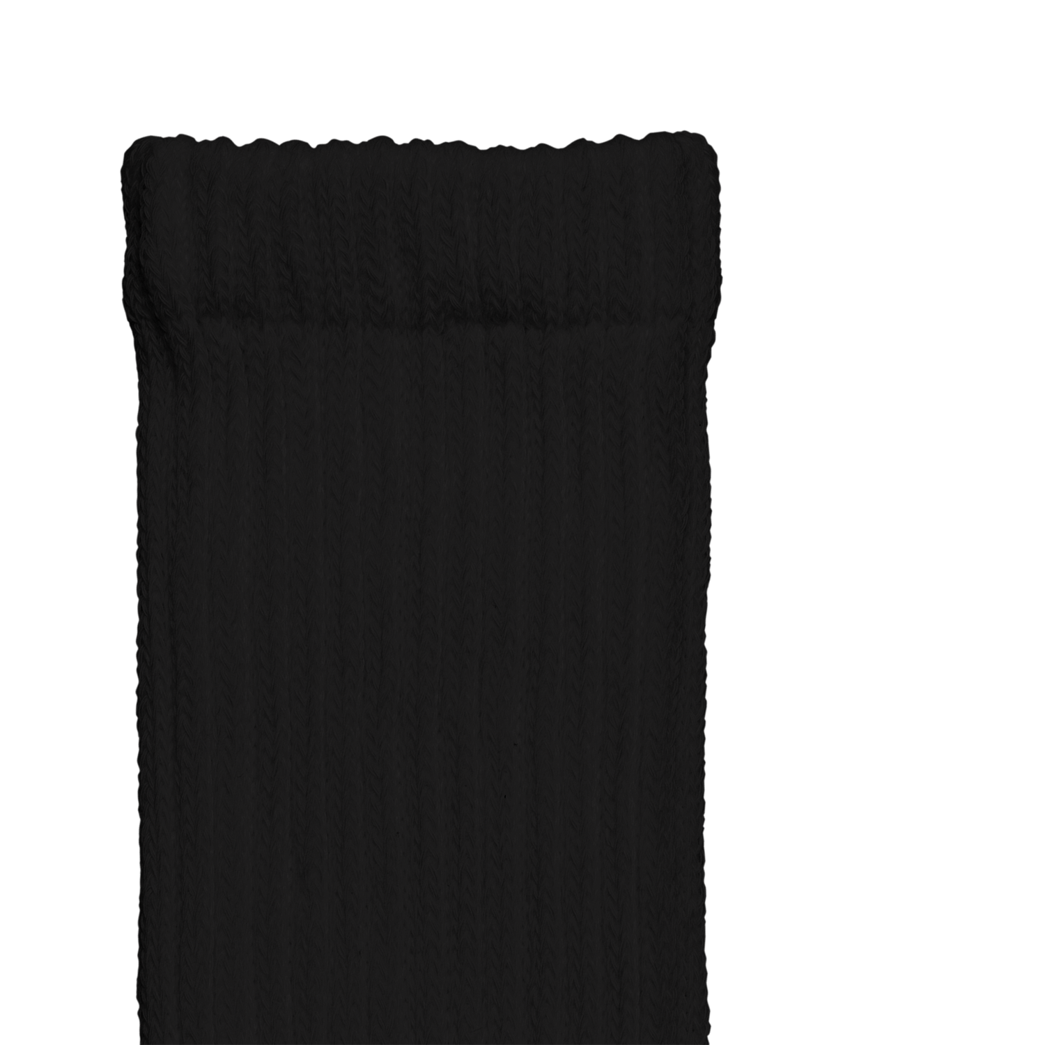 '2pair socks' loose-rib pile socks black