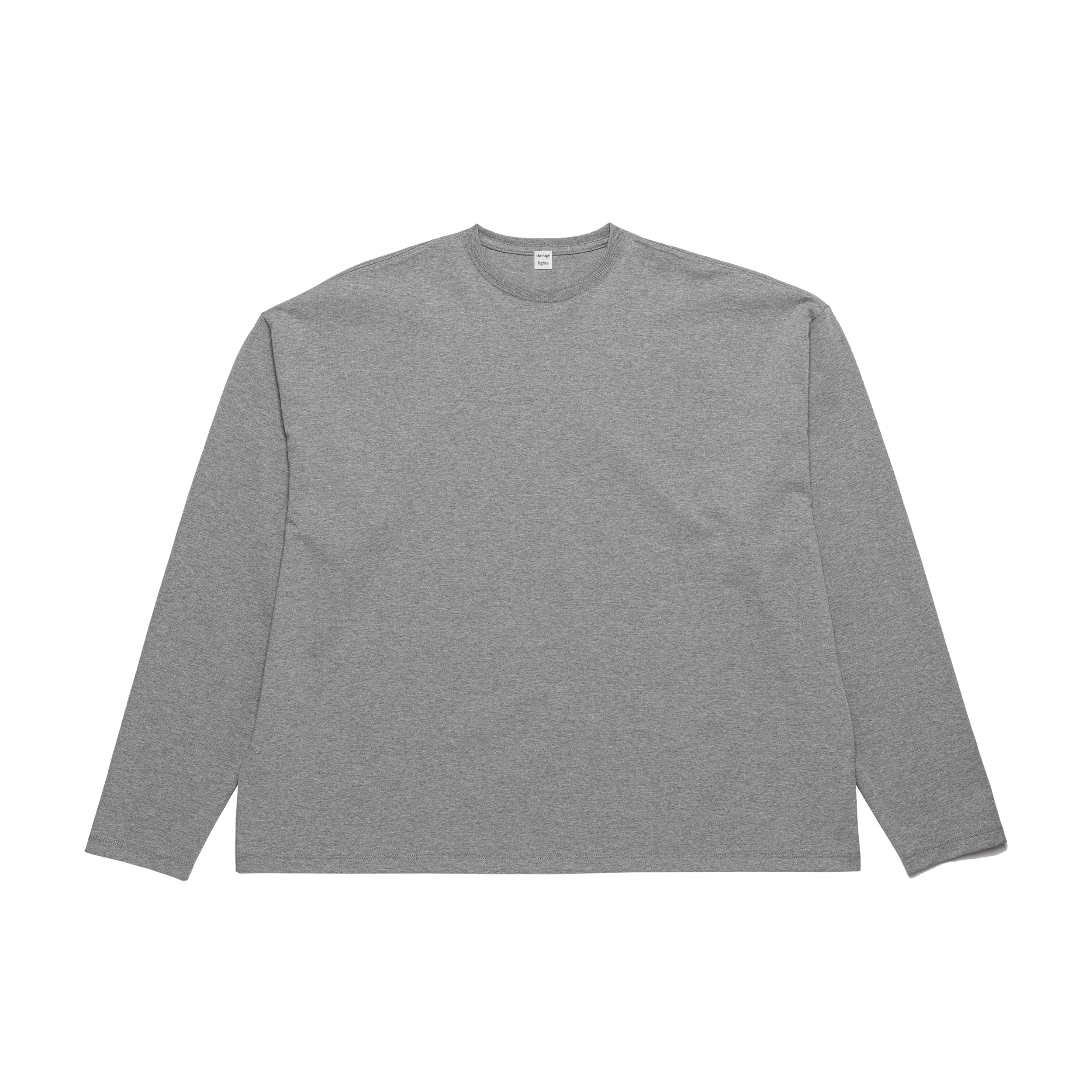 'big LS tee' gray