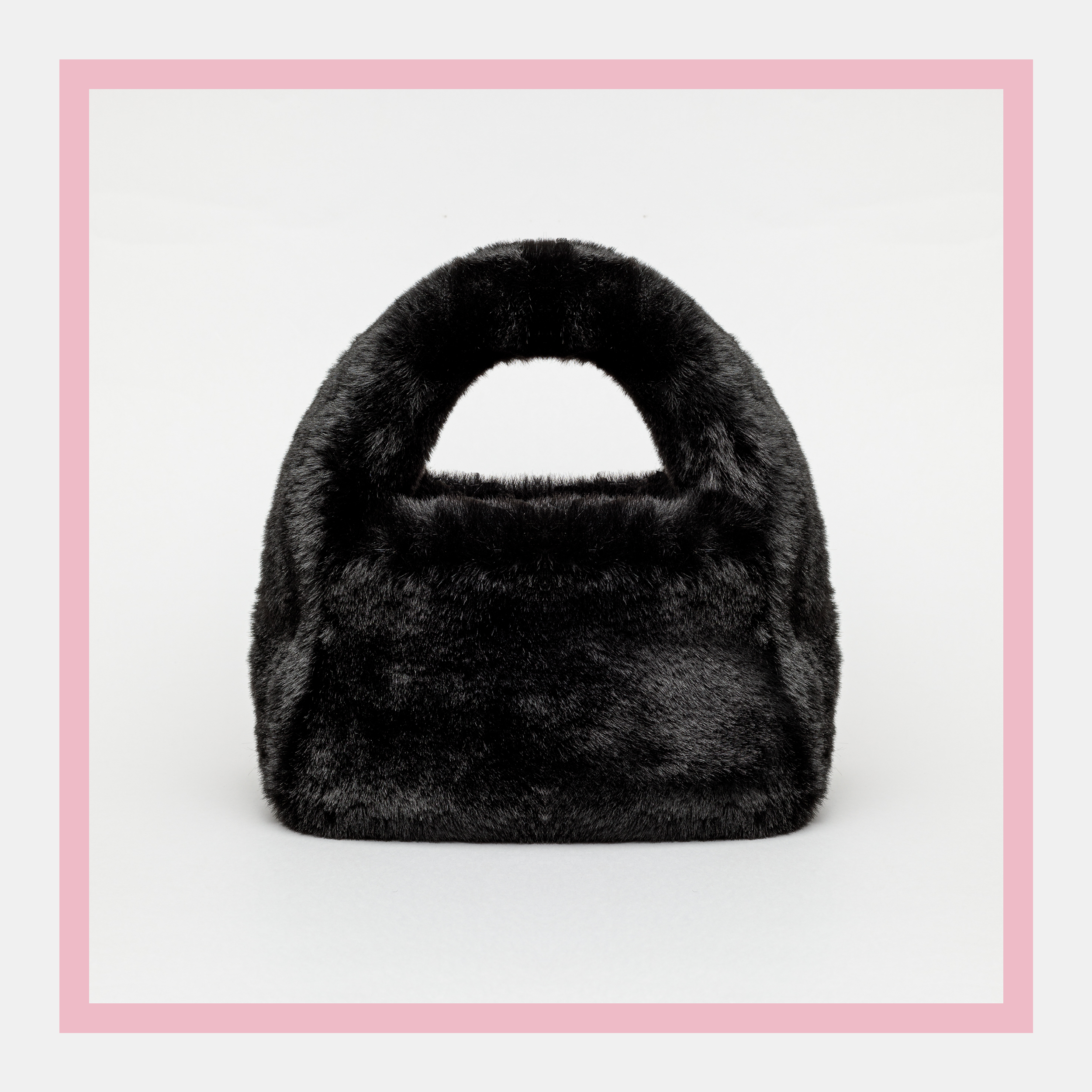 eco-fur 'basket' black