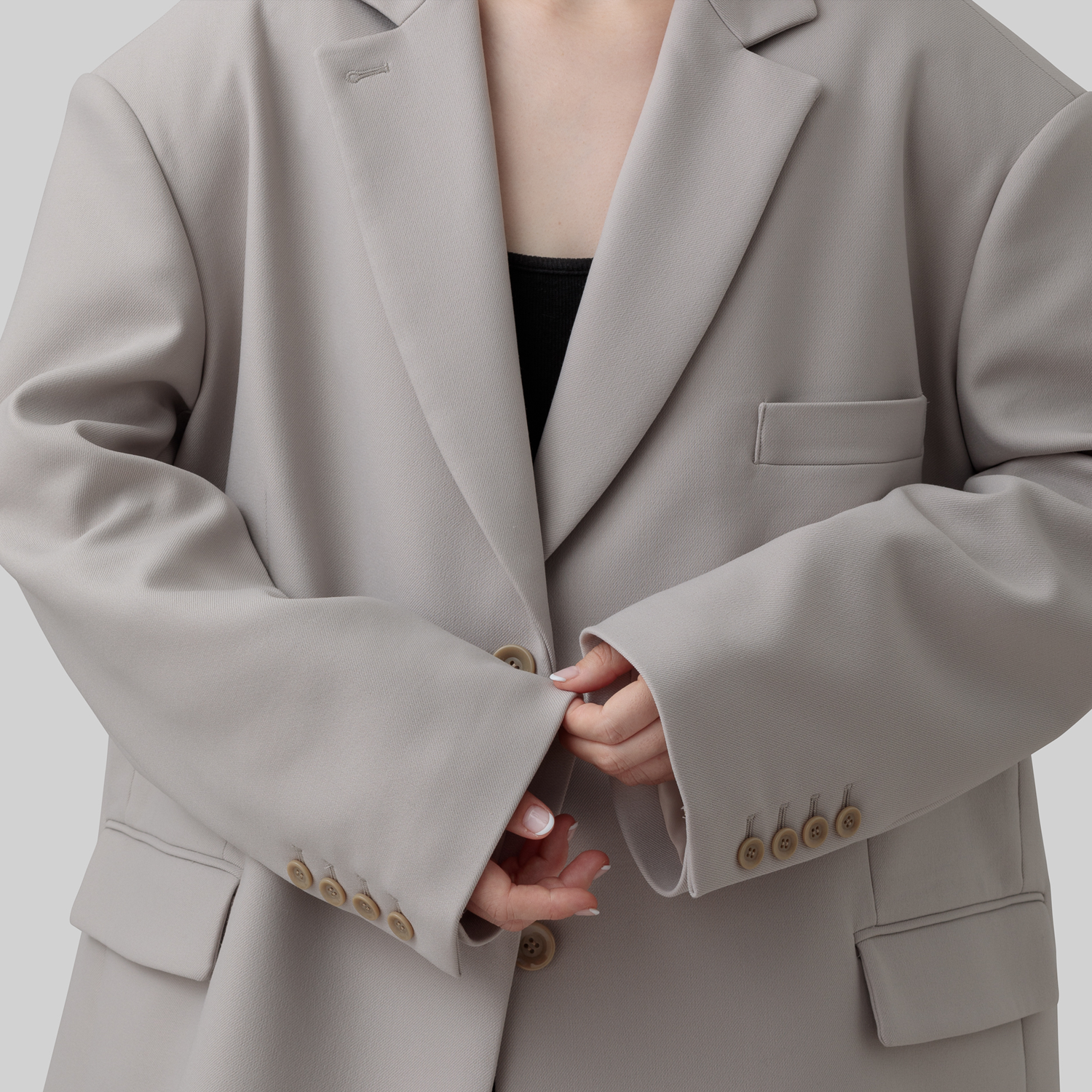 jacket' whitebeige – thehighlights™