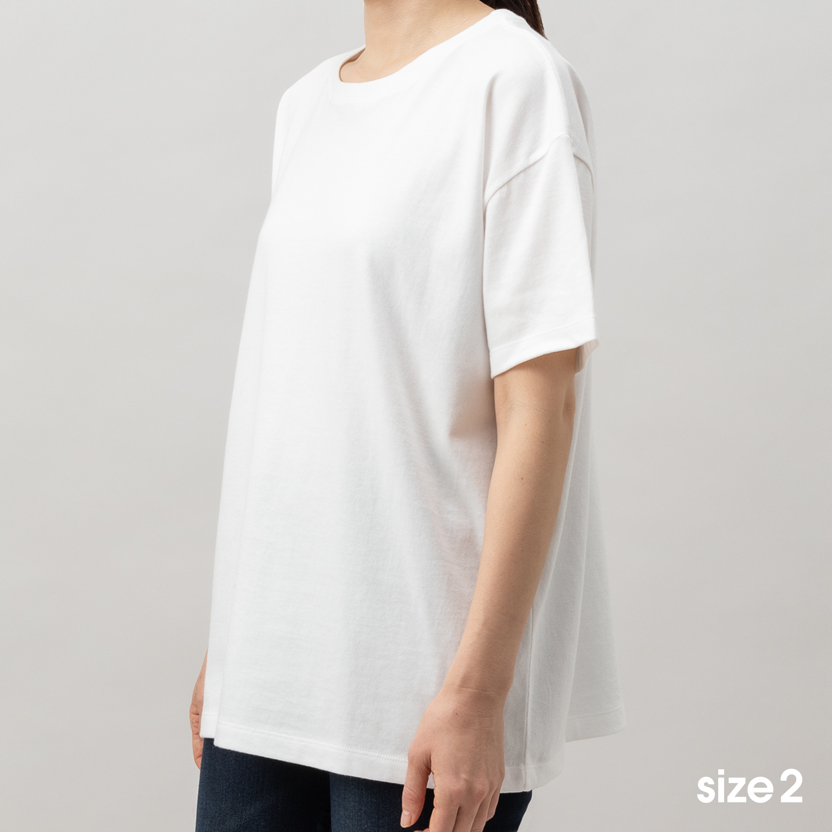 '2pack tee' light-fit T-shirt white