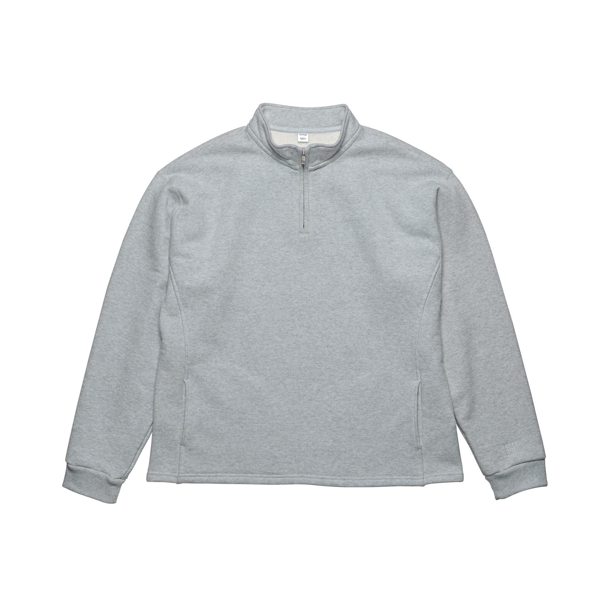 'zip sweat' gray