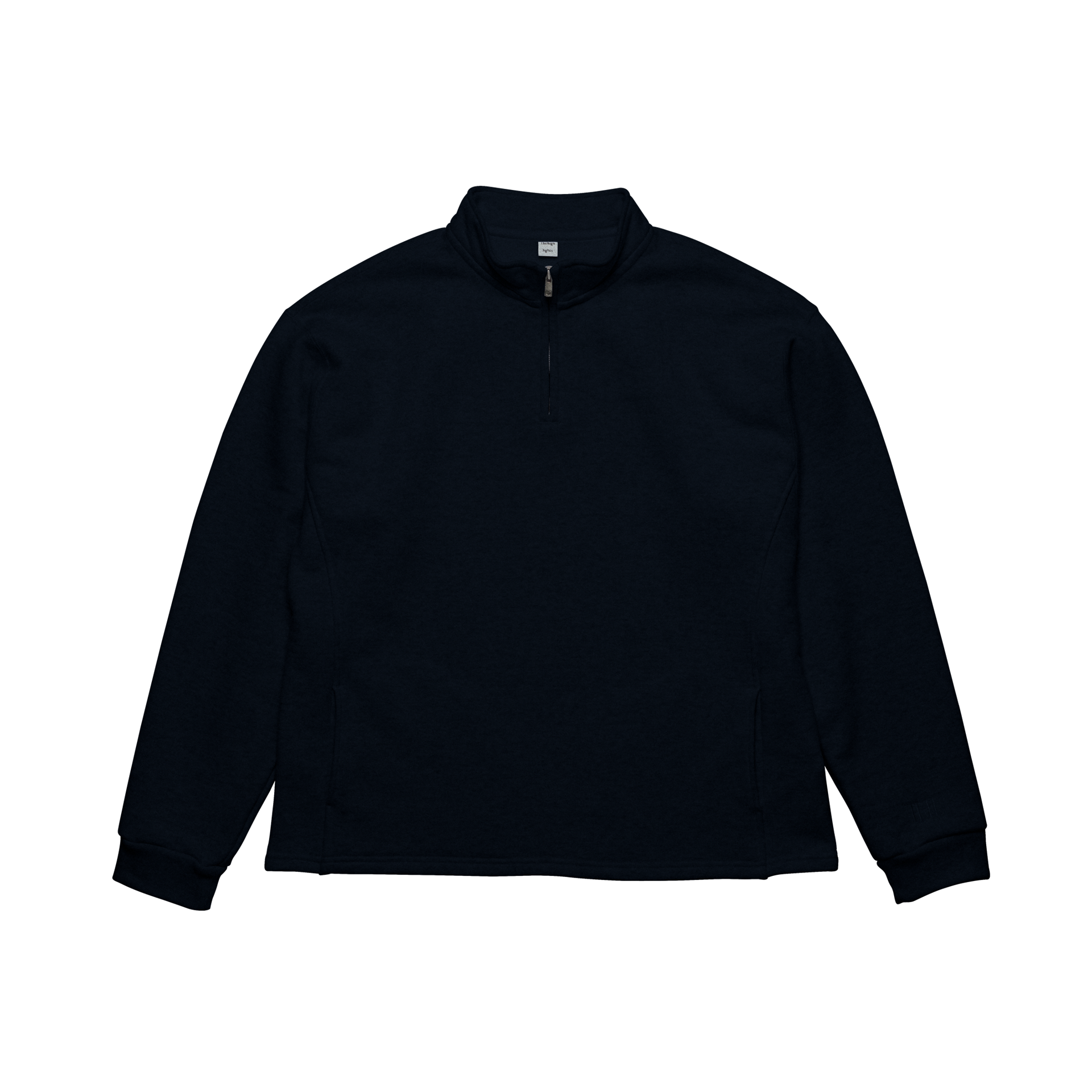 'zip sweat' navyblack