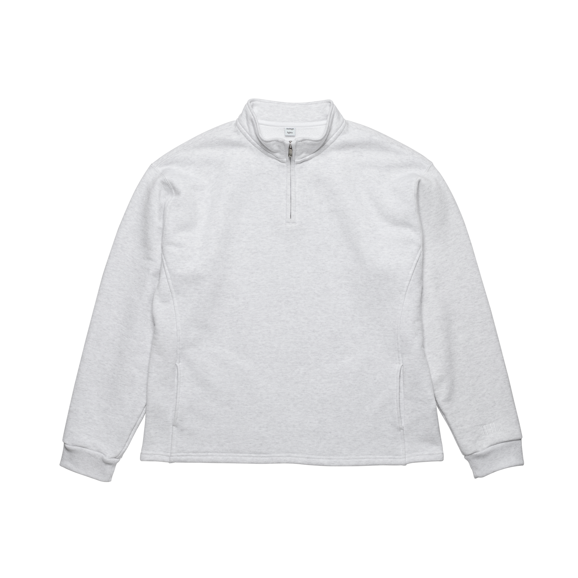 'zip sweat' whitegray