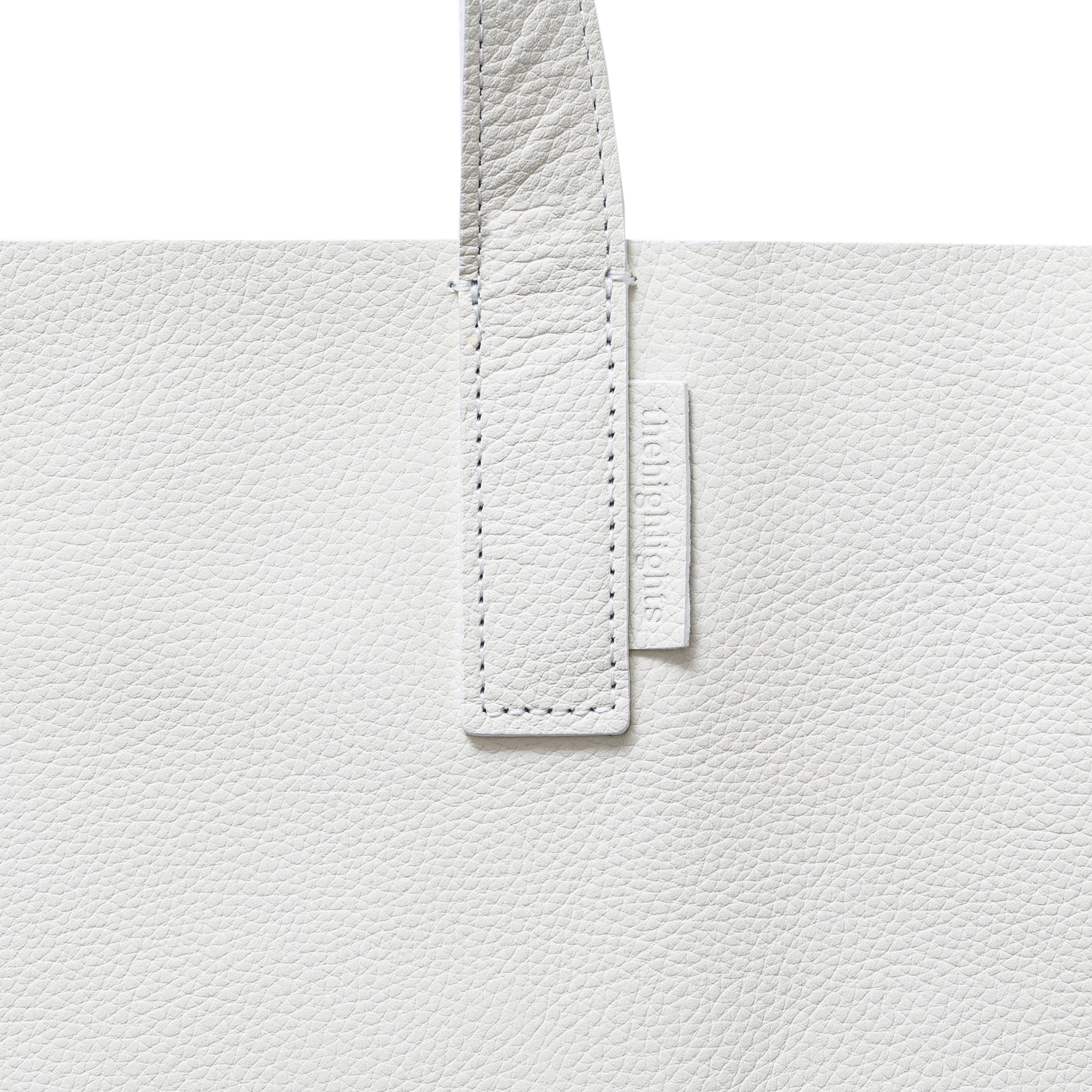 leather 'big' low white［large］